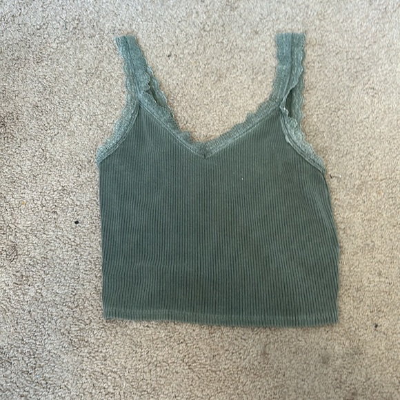 American eagle tank tops green and brown two pack size extra small - Picture 2 of 3
